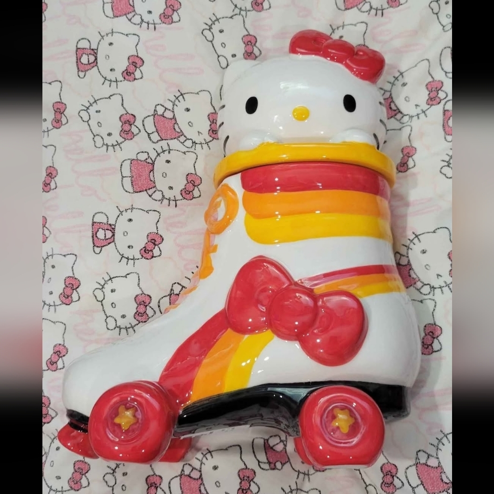 Hello Kitty Roller Skate Cookie Jar